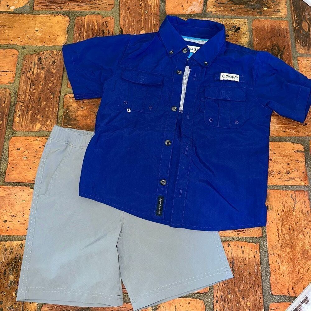 Magellan fishing shirt and shorts set